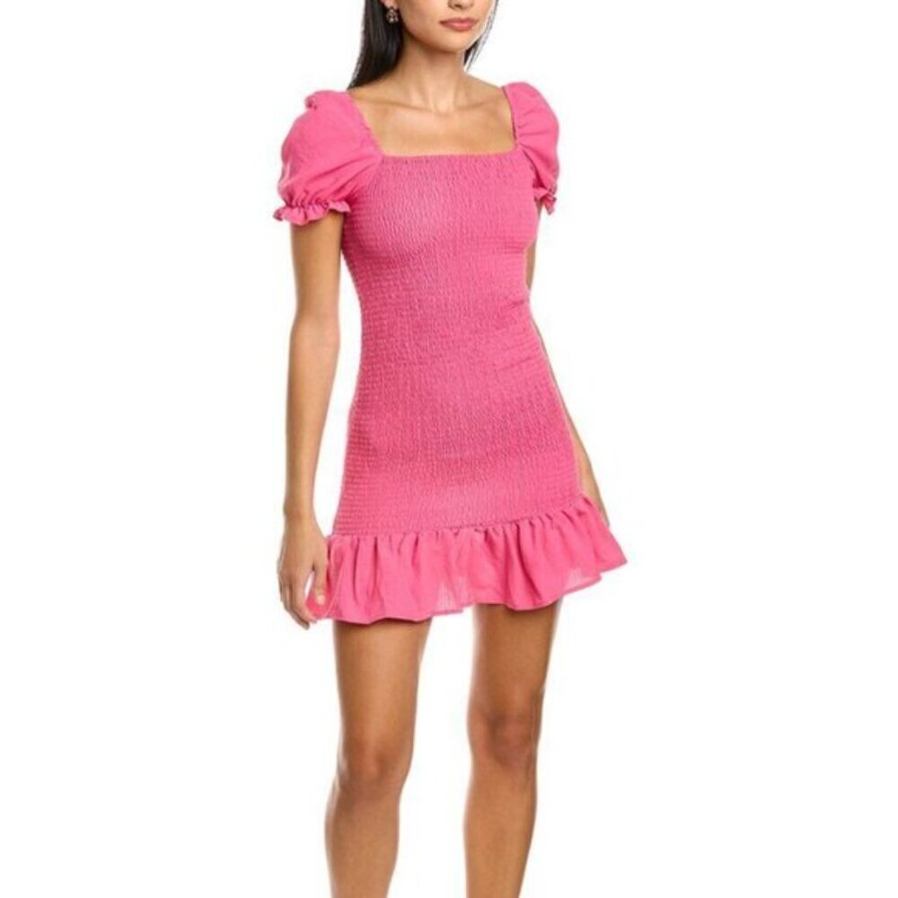 **NOT FOR SALE** Zara Pink Smocked Mini Dress - Picture 2 of 9